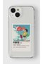 حافظة شفافة مطبوعة بتصميم ملصق Ponyo Minimalist متوافقة مع هاتف Iphone 13 Mini