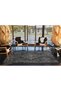 Traditional Patterned Woven Area Rug in Black Tones miravip324 - 3