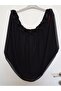 Cage Tulle - Black Multi Chiffon Tulle with a Circumference of 4XL 230 Cm, Suitable for Parrot Cages.