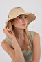 Women's Wide Brim UV Protection Bow Straw Visor Hat - 5