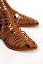 Women's Genuine Leather Zippered Bodrum Sandals 6255 - 5