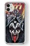 iPhone 11 Compatible Kiss Hard Rock Design Printed Transparent Case