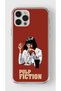 iPhone 14 Pro Compatible Pulp Fiction Design Printed Transparent Case