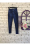 90 Cm High Waist Lycra Jean Trousers - 3