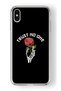 حافظة شفافة مطبوعة بتصميم Trust No One متوافقة مع هاتف Iphone X وXs