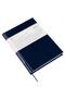 Hardcover Notebook - 100% Handmade, Hand Stitched, (THREAD STITCH) Thermo Leather Skin, Checked Notebook (14X20 CM.) - 2