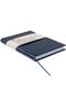 Hardcover Notebook - 100% Handmade, Hand Stitched, (THREAD STITCH) Thermo Leather Skin, Checked Notebook (14X20 CM.) - 4