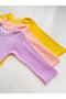 3-Piece 100% Cotton Camisole Long Sleeve Baby Bodysuit - 5