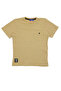 Buttoned pocket REPORT FABRIC Cotton Children's T-Shirts Short Sleeve
