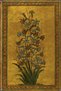 Woven Base Carpet with Potted Flowers Indoor Yellow Tones Miravip258 - 2