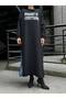 Double Color Long Denim Dress - 3