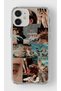 حافظة شفافة مطبوعة بتصميم فني متوافق مع هاتف Iphone 12 Mini