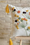 Home Design 4-Piece Combination Punch Embroidered Throw Pillow Cover (panch) - 4