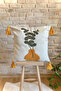 Home Design 4-Piece Combination Punch Embroidered Throw Pillow Cover (panch) - 7