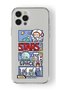 iPhone 15 Pro Max Compatible Stars Space Design Printed Transparent Case