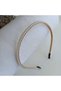 Two Rows White Pearl Crown Clasp, Hair Crown - 2