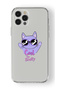 حافظة شفافة مطبوعة بتصميم Cool Cat متوافقة مع هاتف iPhone 13 Pro