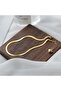 Stainless Steel Crush Chain Women's Bracelet Heart End 2mm 17.5cm - 2