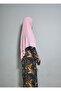 Short Ready-To-Wear Hijab Suitable for Hajj and Umrah, Sandy Souffle Khimar in Pink. - 2