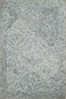 Knot Patterned Woven Base Carpet in Green Tones Miravip318 - 2