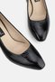 WOMEN'S BLACK RUGAN GENUINE LEATHER CLASSIC SHOES WITH HEELS, NUMBER 35-41 - 5