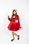 Girl's Christmas Costume - Girl's Christmas Party Dress with Hat and Scarf - 2
