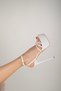 Myla White Patent Leather 15 cm Women's Classic Platform Heeled Shoes - 6
