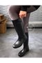 New Bn-50018 Benetton Women's Rain Boots - Black Model 440583 - 8