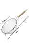 Luxury Stainless Strainer with Wooden Handle Diameter: 18cm - 2