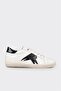 White Leather Women's Sports Shoes