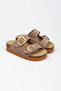 Women's Suede Genuine Leather Daily Slippers 6238 - 4