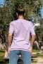 Women's Oversize Fit Crew Neck Printed Short Sleeve T-shirt - 5