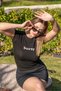 Black Basic Fitted T-shirt / Fitted Cut - 2