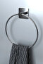 Adhesive Metal Round Towel Holder - 2