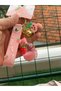 Cute Watery Strawberry Bag Car Keychain Ornament Gift Quality Cute Keychain - 6