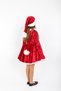 Girl's Christmas Costume - Girl's Christmas Party Dress with Hat and Scarf - 4