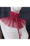 Jolie Stone Detailed Tulle Neck Collar in Burgundy - 7