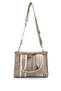 Women's Vegan Beige Shoulder Bag - 4