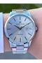Steel Cord Calendar Dial 3 Atm Water Resistant Men's Wrist Watch EDK.1.13567-4 - 2