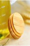 Borosilicate Glass Oil Bowl Vinegar Bamboo Lid 900ml - 3