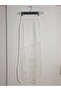 Women's Front Corset Lace-up Crop Blouse Long Skirt Openwork Knitted Double Set - 5