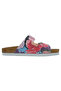 Women's Vegan Leather Multicolor Slippers - Good Things Are Ahead Design - 5