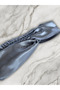 Gray Satin Hair Bandana - 2