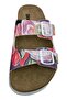 Women's Vegan Leather Multicolor Slippers - Good Things Are Ahead Design - 6