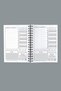 Mustafa Kemal Atatürk Wooden Schedule Book - Infinite Agenda - Daily Planner (PLANING BOOK) A5 - 7