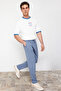 Basic Blue Sweatpants - TMNSS24EA00008 - 4