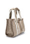 Women's Vegan Beige Shoulder Bag - 2