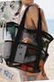 Beach Bag Picnic Bag Large Size Multi-Pocket Sand-Proof Women's Beach Bag - 4