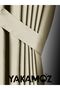 HIGH QUALITY ALMOND BEIGE BLACKOUT FON CURTAIN EXTRAFOR WITH WING ONE WING DARK TOUCH SERIES - 4