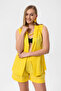 Yellow Linen Şort - 3
